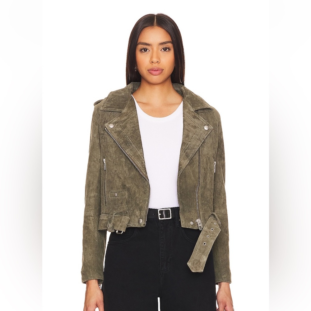 Blank NYC Suede Moto Jacket